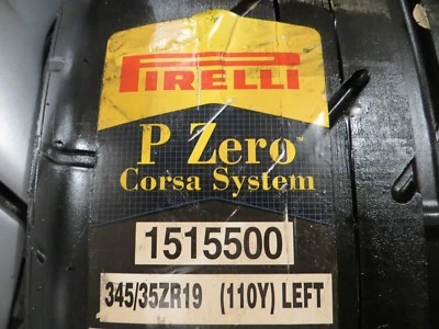 NEW 1 ONE PIRELLI P ZERO CORSA ASIMMETRICO 345/35ZR19 110Y 1515500 LEFT 2829 Foto 1 de 4