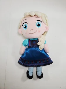 Disney Store Frozen Young Elsa Plush Big Head Toddler 12" Doll - Picture 1 of 7