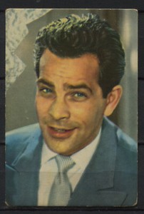 Adrian Hoven Vintage Dutch Movie Film Star Trading Card