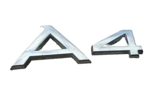 2000- 08 Audi A4 emblem badge decal logo letters trunk rear OE Genuine Original - Picture 1 of 1