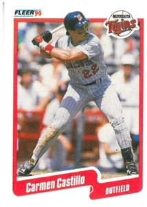1990 Fleer #371 Carmen Castillo Baseball Card - Picture 1 of 2