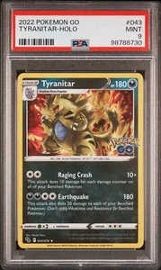Tyranitar 2022 Pokemon Go #043/078 PSA 9 - Picture 1 of 2