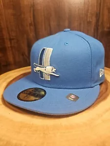 Detroit Lions New Era 59Fifty Fitted Hat Cap Size 7 1/2 Vintage Retro Lodo NFL - Bild 1 von 11