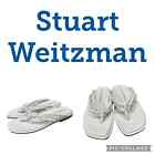 Stuart Weitzman Braided Calypso Leather Flip Flops