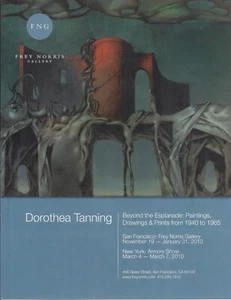 Pubblicità stampa DOROTHEA TANNING mostra galleria d'arte 2009 - Foto 1 di 1