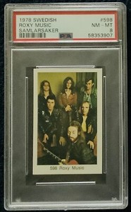 1978 Swedish Samlarsaker #598 ROXY MUSIC PSA 8 pop 1 highest!! rare!! HOF
