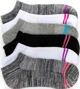 Stride Rite Girls 6 Pack Amber Athletic No Show Socks Size 13 L112459 - Picture 1 of 2