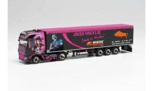 Herpa Truck H0 1:87 DAF XF SSC walking floor semitrailer plastic model car box - Picture 1 of 1