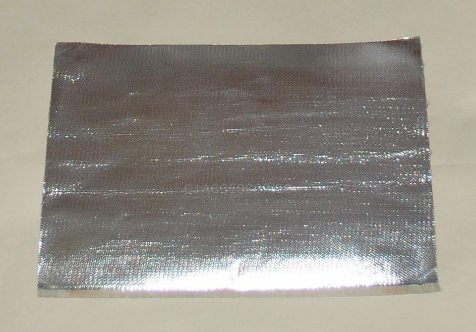 Motorcycle Race Track Fairing Exhaust Engine Heat Shield Self Adhesive Sheet  - Image 1 of 1