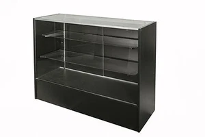 Glass Display Counter 1200L- Black Back In Stock Early Jan 22 - Picture 1 of 3