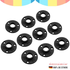 10x Brida roscada 3/4" BSP hierro fundido industria brida de tubo brida tubo de hierro - Imagen 1 de 12