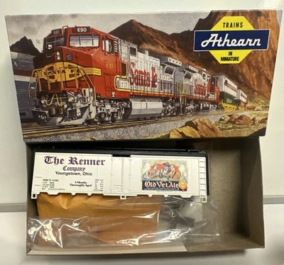 Athearn HO Scale The Renner Company Old Vet Ale 40' Reefer Car Kit #11083 - Image 1 of 3