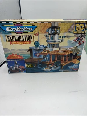 Micro Machines Playset Exploration Harbor Rescue 1996 New 66017 Sealed - Image 1 of 4