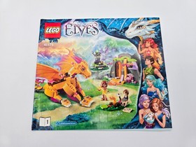 LEGO Elves 41175: Fire Dragon's Lava Cave INSTRUCTIONS ONLY