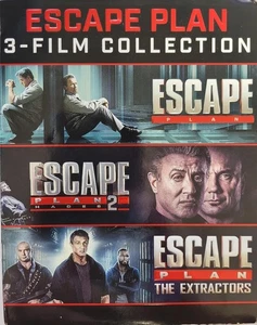Escape Plan 3-Film Collection (Blu-ray)  Sylvestor Stallone New Trilogy - Picture 1 of 1