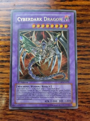 YUGIOH CYBERDARK DRAGON CDIP-EN035 1ST ULTRA - Image 1 of 3
