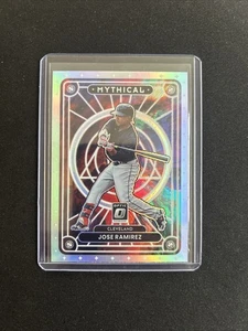 2024 Donruss Optic Jose Ramirez Mythical Case Hit MTH-19 Silver Holo - Picture 1 of 2