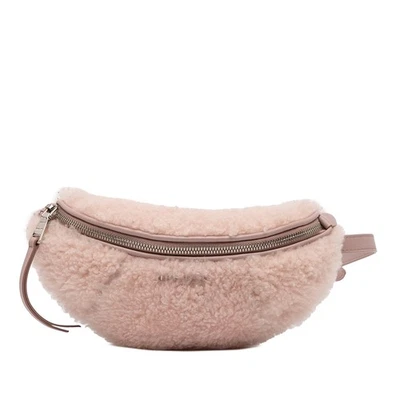 Bolso Cinturón Autenticado Miu Miu Convertible Piel Rosa Material Natural Foto 1 de 4