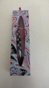Bolígrafo Vera Bradley PAISLEY PARISINO BOLÍGRAFO TINTA NUEVO EN CAJA - Imagen 1 de 7