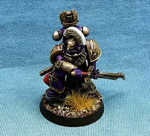 Warhammer 40K painted Space Marines Saul Tarvitz Captain figure Horus Heresy - Picture 1 of 7