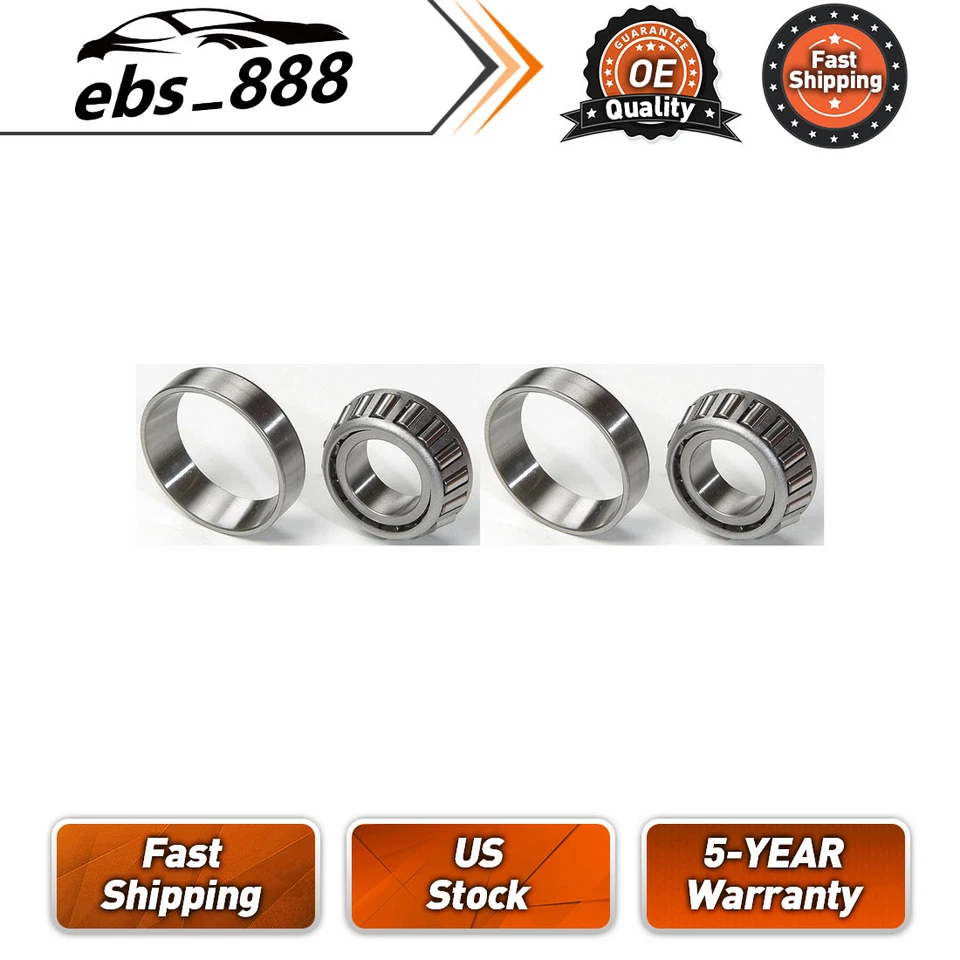 Juego de 2 cojinetes de rueda interior delantera y carreras National para Ford Fairmont 1978-1983 Foto 1 de 2