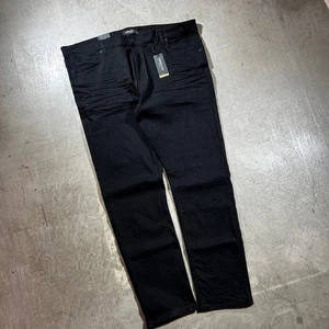 Kenneth Cole Tapered Fit Hose schwarz 44x32 Neu mit Etikett Modern Stretch - Bild 1 von 5