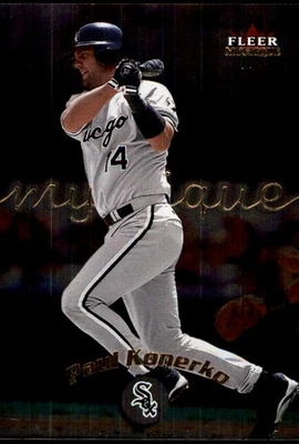 Paul Konerko 2000 Fleer Mystique #78 白袜 美国职棒大联盟 阅读 免运费 亲笔签名 Den — 第 1/2 张图片