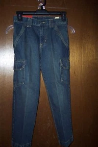 Wrangler Cargo Jeans ADJ Waist NWT 4--7-10-12 Slim - Picture 1 of 2