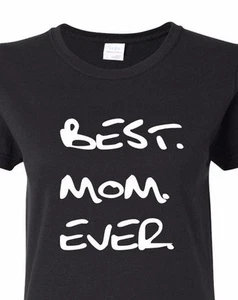 Best Mom Ever Shirt Present Gift Idea New Mom Life Mama Bear T-Shirt Trendy Tee - Picture 1 of 3