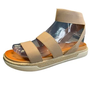 ANA Damen-Sandale hautfarben Knöchelriemen Espadrille flach Schuh bequem Größe 7,5 - Bild 1 von 7