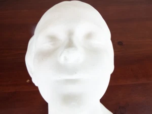 Máscara de muerte de vida de colección escultura de yeso figura femenina macabra rareza arte de pared - Imagen 1 de 8