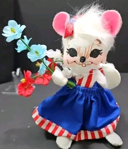Annalee Patriotic Mouse Doll 4th of July Summer Retired 2016 EUC - Picture 1 of 8