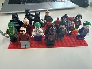 Lego Marvel DC Superheroes Minifigures bundle Batman Joker Harley Quinn Etc