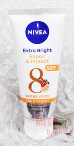 NIVEA BODY LOTION UV SPF 50 BRIGHT SERUM SUPER CELL REPAIR + PROTECT 70 ml - Picture 1 of 2