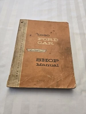 原装 1960 年福特汽车店手册 FoMoCo 文件复制雷鸟银河 — 第 1/4 张图片