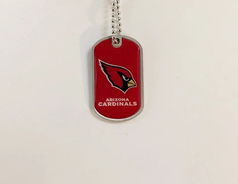 Arizona Cardinals Dog Tag Necklace Cover
