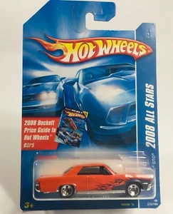 Mattel Hot Wheels 2008 All Stars 1965 Pontiac GTO Orange Five Spoke Wheels New - Picture 1 of 8