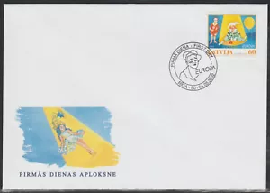 LATVIA FDC 2002, EURPOA CEPT, Circus - Picture 1 of 1