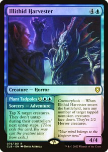 MTG FOIL Illithid Harvester  – Commander Legends: Battle for Baldur's Gate Card