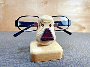 Soporte para gafas 3D de madera hecho a mano para mono, soporte para gafas, mono de dos tonos - Imagen 1 de 7
