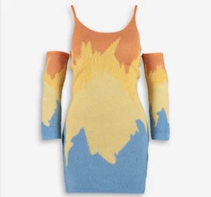 Abito firmato House of Sunny Eternal Flame Hockney - taglia UK 8 - Foto 1 di 8