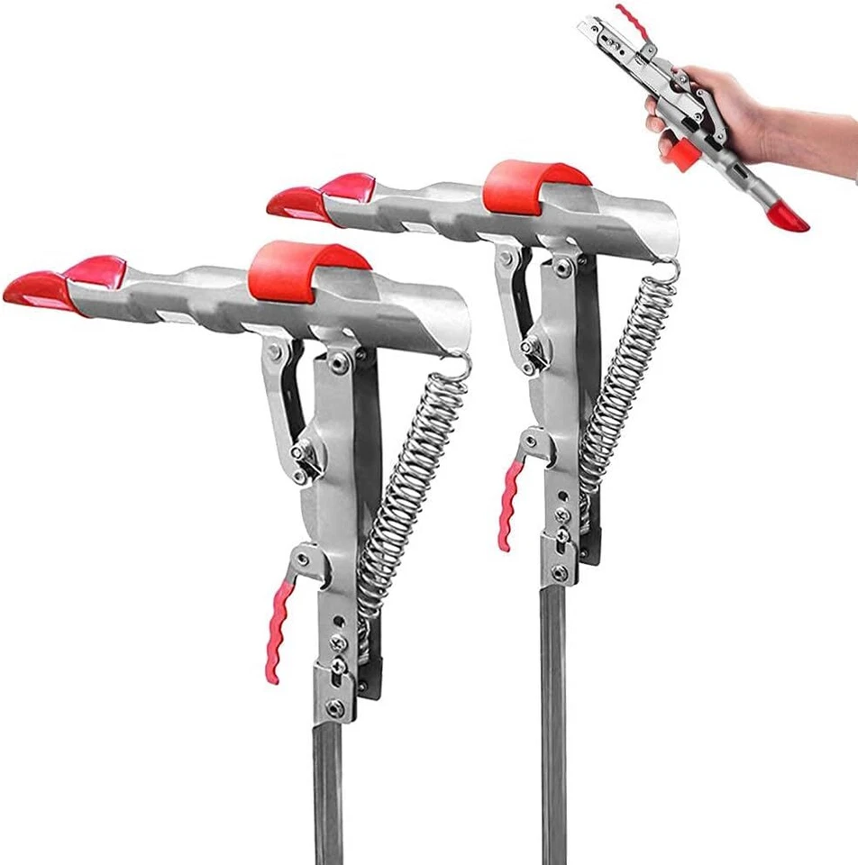 Automatic Spring Fishing Rod Holder 2 Pack - Stainless Steel for Ground Support