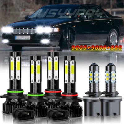 Combo de faros LED altos/bajos + faros antiniebla 6000K para Cadillac Sevilla 1998-2004 Foto 1 de 4