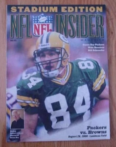 Packers NFL Insider Game Day Lambeau Field Program vs Cleveland Browns 8/26/2000 - Picture 1 of 3