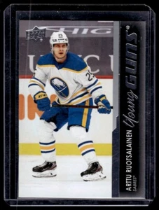 2021-22 Upper Deck Series 1 Young Guns Arttu Ruotsalainen Rookie #221 Buffalo - Picture 1 of 2