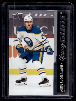 2021-22 Upper Deck Series 1 Young Guns Arttu Ruotsalainen Rookie #221 Buffalo - Image 1 of 2
