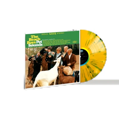 The Beach Boys, Pet Sounds, LIMITED ED. #'D Yellow/Green Splatter COLOR Vinyl LP - Image 1 of 3