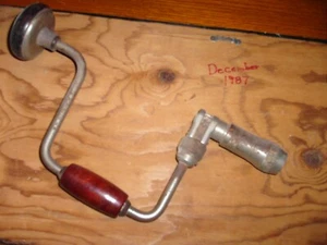 Hand Auger/Brace - Vintage - Picture 1 of 2