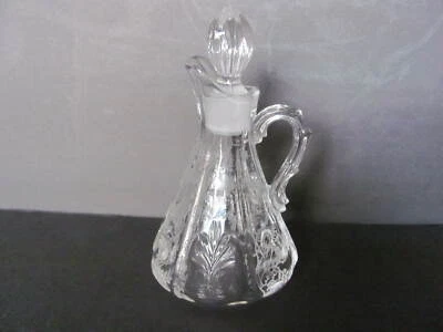FOSTORIA BAROQUE CHINTZ OIL CRUET & STOPPER - Image 1 of 4