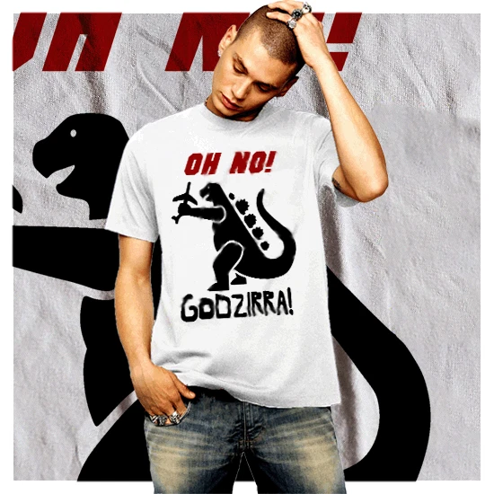 Camiseta Japanese Monster Tokyo ficção científica Godzirra anime tamanho P-2XL camiseta - Imagem 1 de 1
